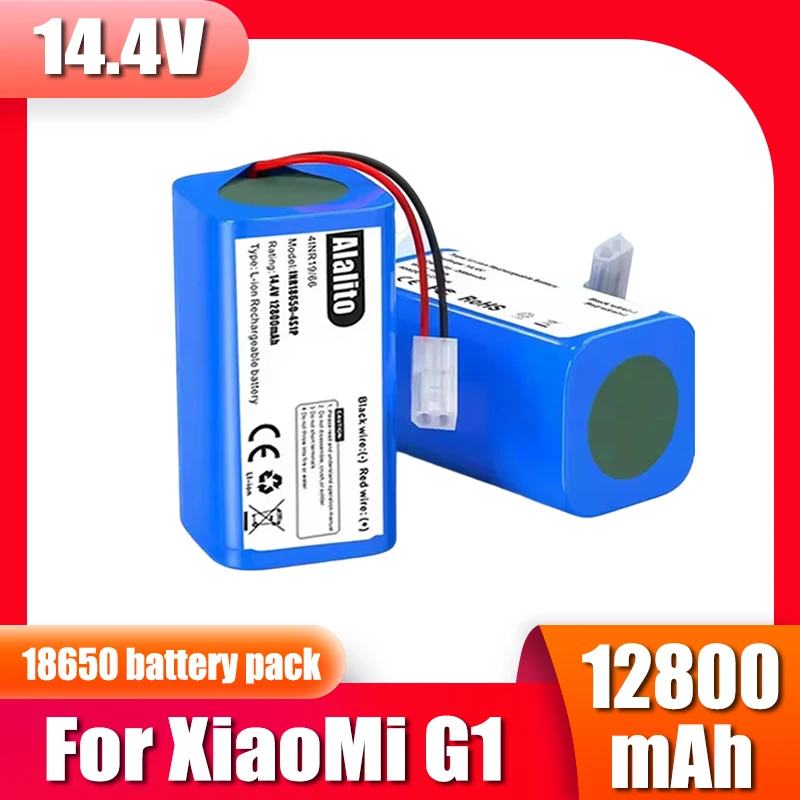 For Xiaomi Robot Vacuum Cleaner Essential G1 MJSTG1 SKV4136GL Battery Replacement H18650CH-4S1P 14.4V Lithium ion Battery