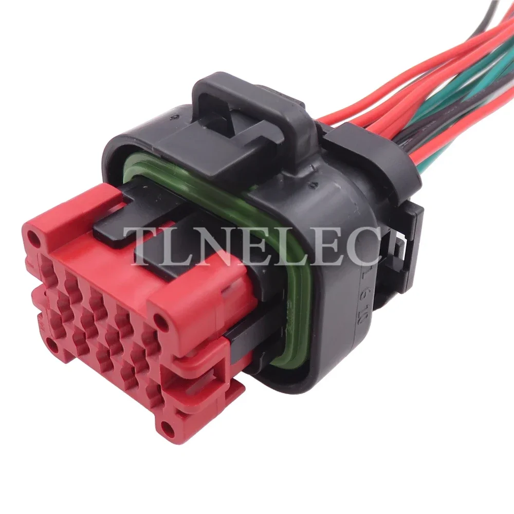 14 Pin Way Auto Wire Cable ECU Socket with Wires Car Modification Connector Parts 770520-1 776273-1