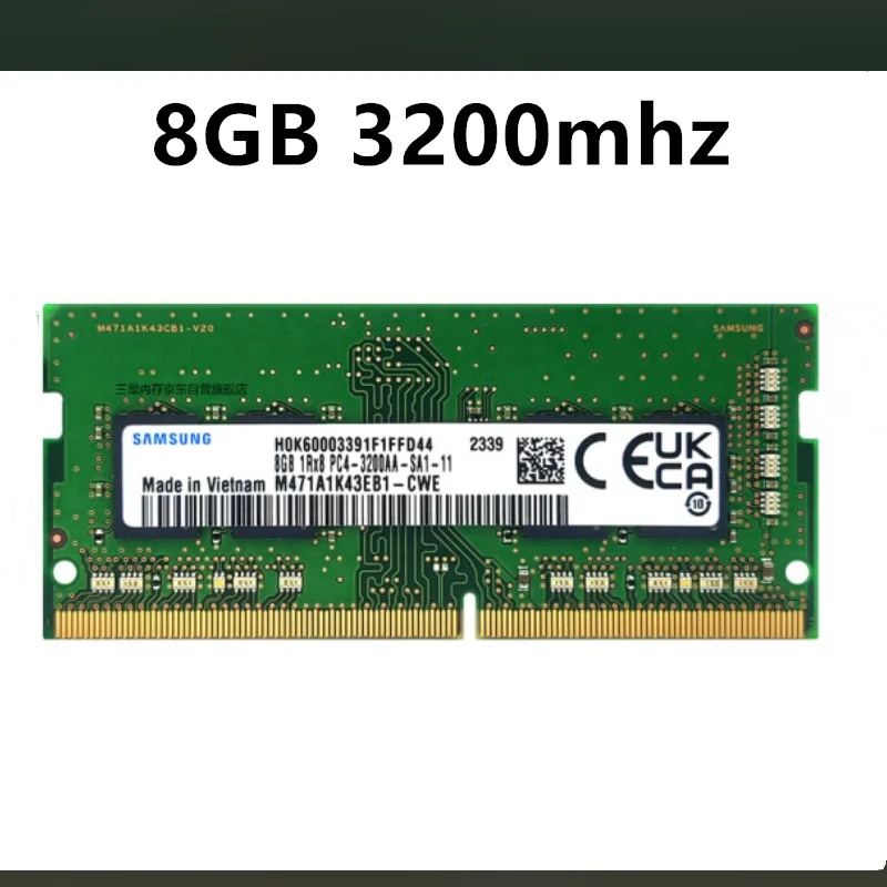 SAMSUNG DDR4 RAM 3200mhz 4GB 8GB 16GB 1.2V 260-Pin SO-DIMM Laptop