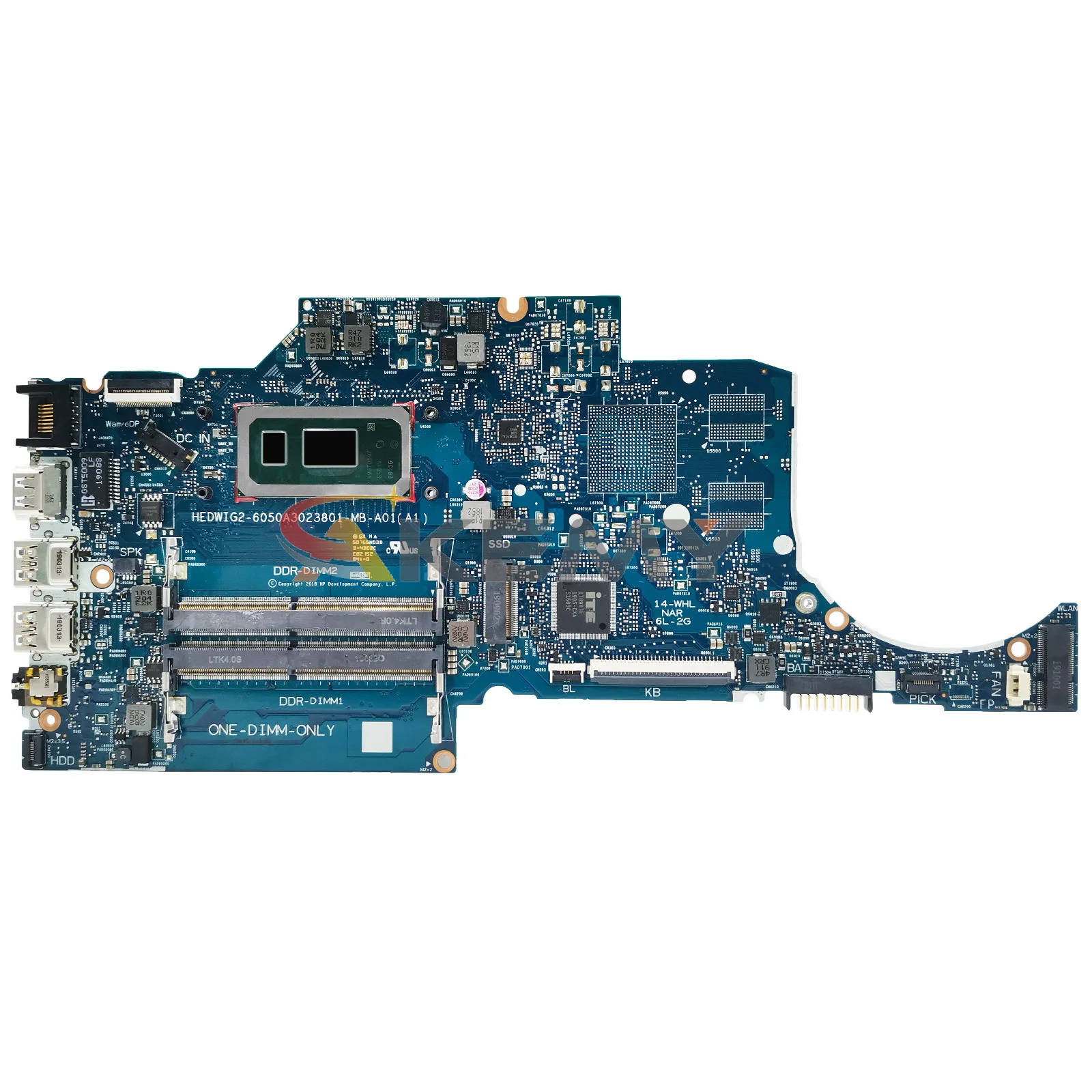 Imagem -02 - Placa-mãe para Laptop hp 14s-cf 14s-cr 14-cf 6050a3023801-mb-a01 com i3 i5 i7 8th Gen Cpu Uma L38212601 L48651-601