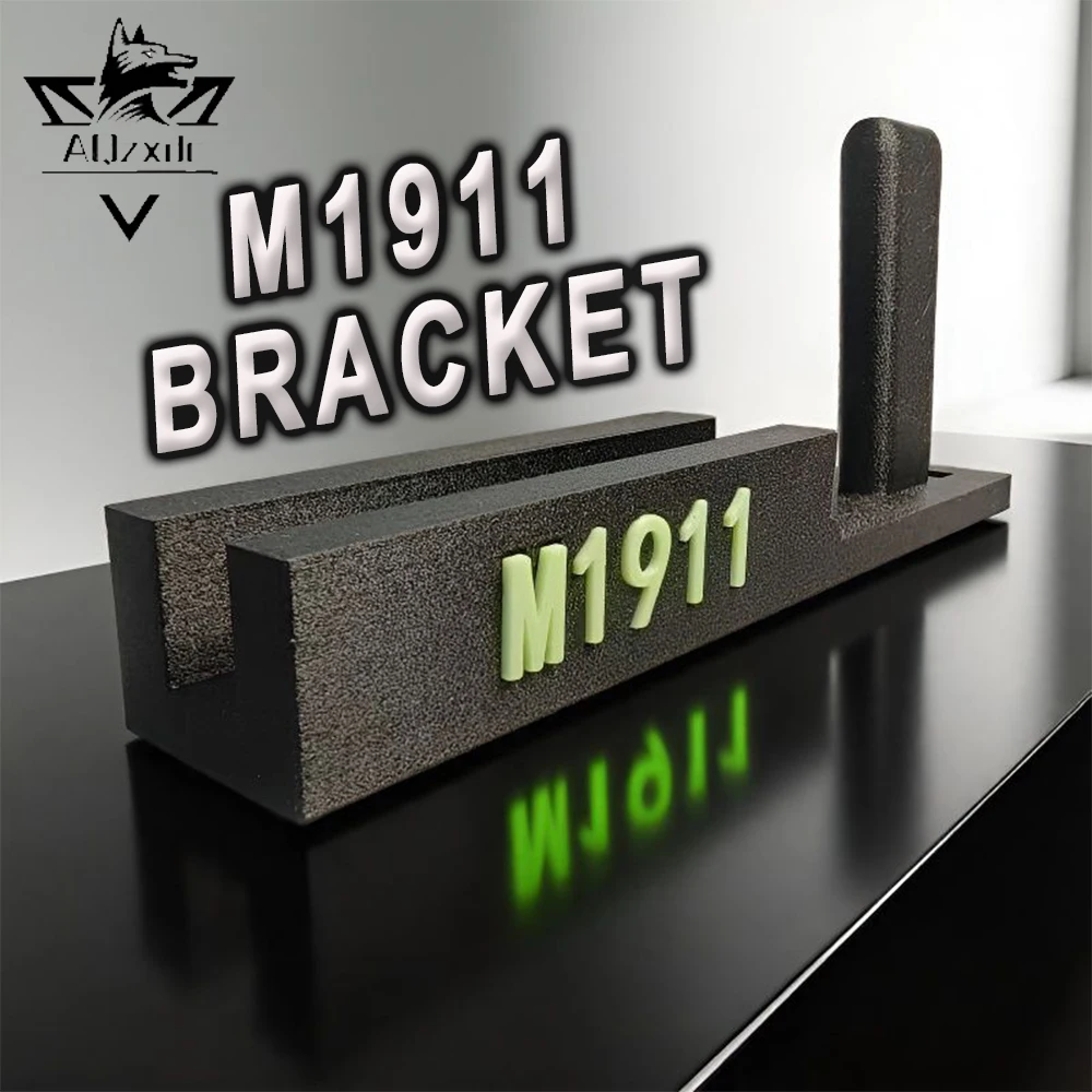 

Tactical Pistol Mount Home 3D-Printed M1911 Bracket AQK1911 Universal Display Stand for CS Airsoft Hunting Paintball Shooting