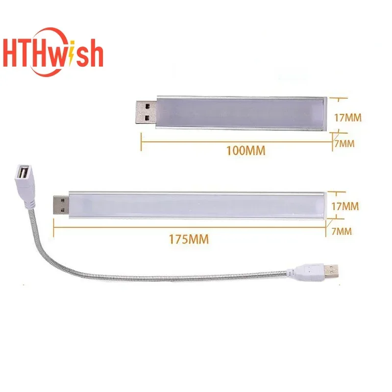 1 قطعة 5 فولت USB صغير كتاب أضواء المحمولة القراءة مصباح 3/8/10/20/24 USB المصابيح مصابيح لبنك الطاقة التخييم أجهزة الكمبيوتر المحمولة USB أضواء ليلية