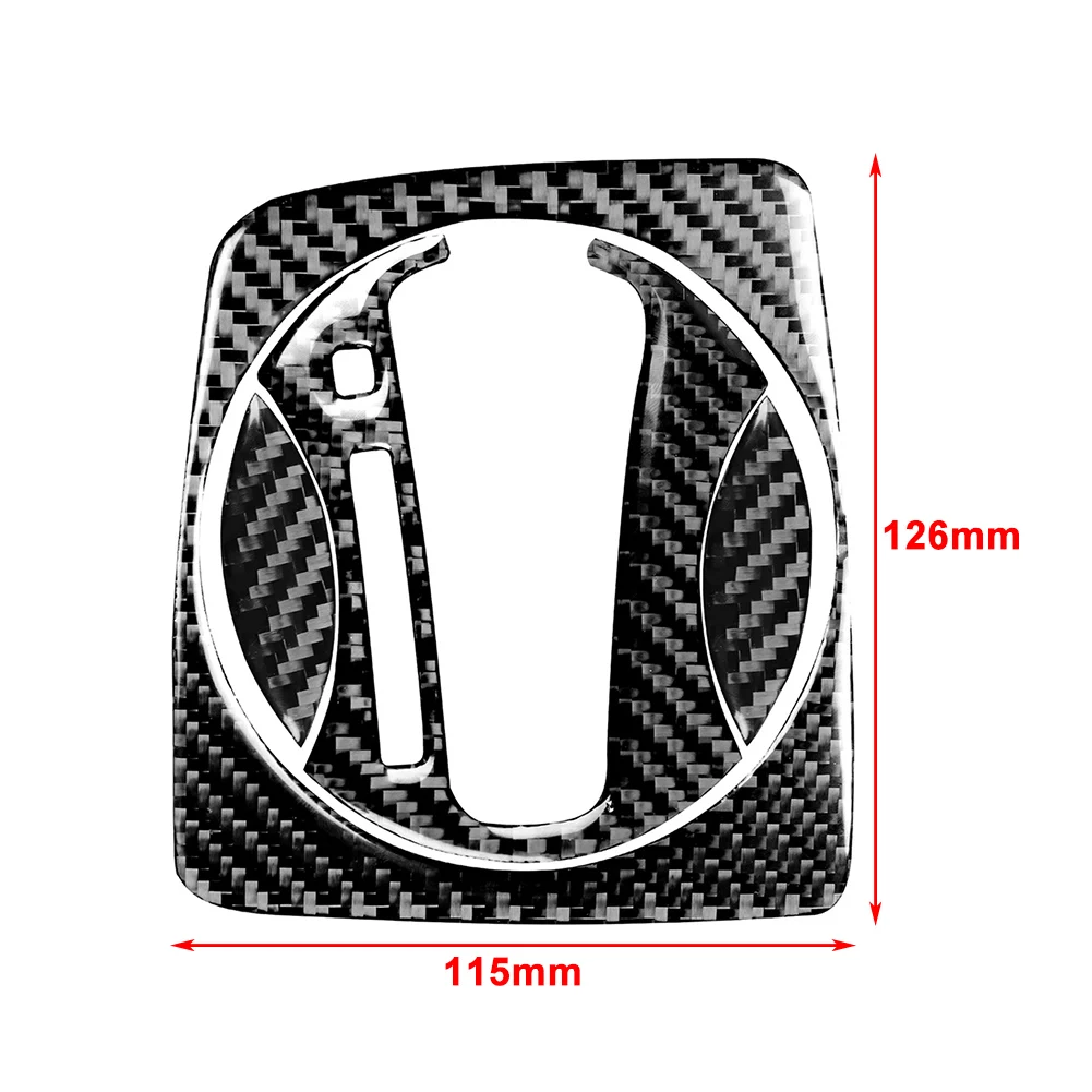 4 Uds. Cubierta de Panel de cambio de marchas de fibra de carbono embellecedora para Honda Civic 8th Gen 2006 2007 2008 2009 2010 2011 accesorios de coche