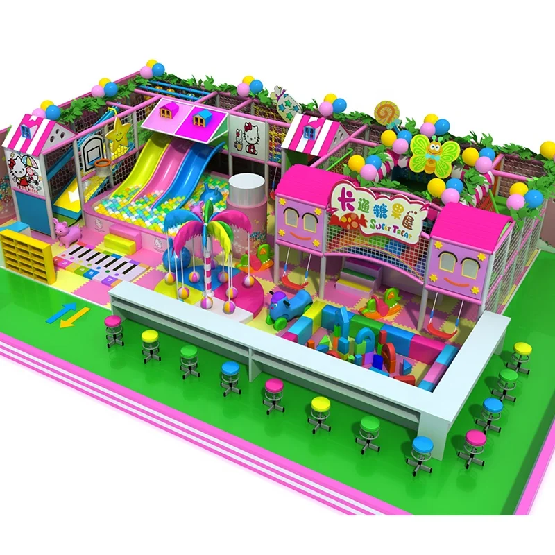 

Новый детский природный тематический детский игровой домик, мягкие игровые наборы, зона центра, детский парк развлечений, коммерческое оборудование для игровой площадки в помещении