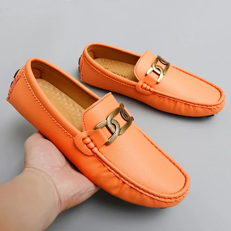 

Loafers Men Handmade PU Leather for Men Casual Driving Flats Shoes Comfortable Slip-on Moccasins Men Shoes designer shoes