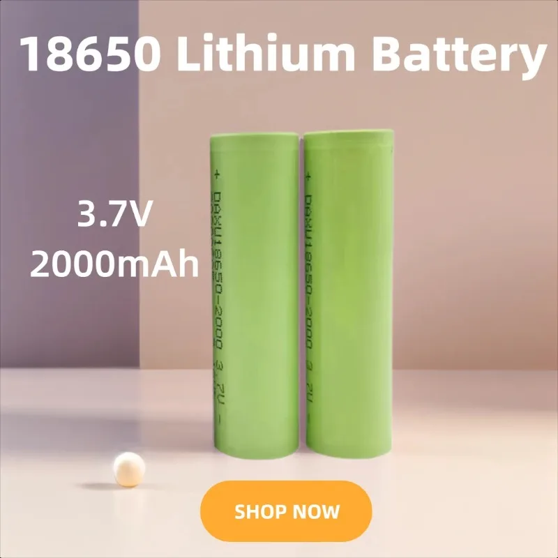 

3.7V 2000mAh for Level Gauge 18650 Large Capacity Lithium Battery