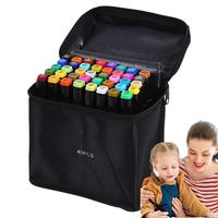 Art Markers 40 Color Drawing Markers For Artists Quick-Dry Pen 40x Vibrant Shades For Scrapbooking Journaling Art Class Home