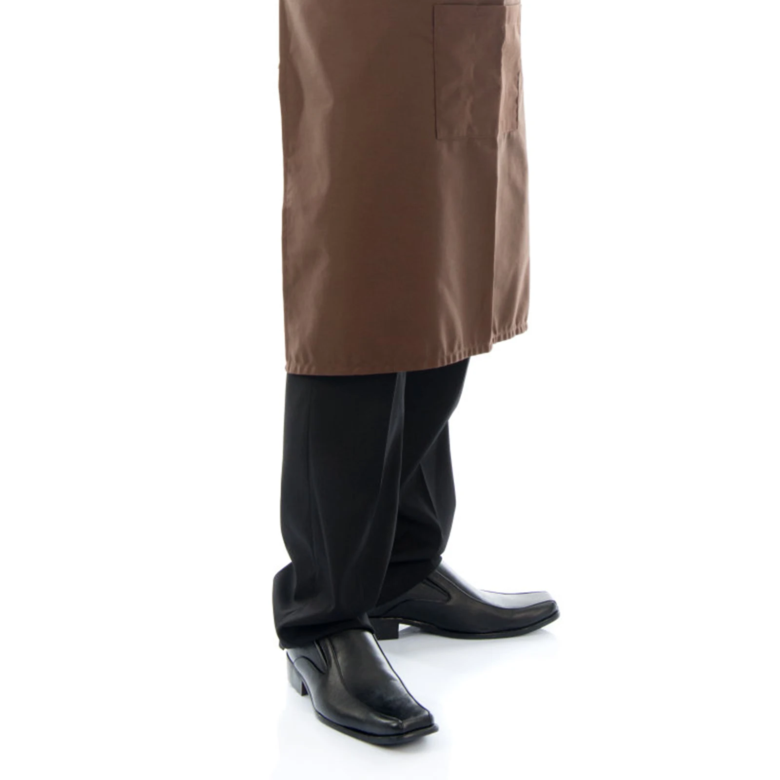 Pantalon de travail à taille élastique pour hommes, 1 pièce, pantalon ample, respirant, en Polyester et coton, uniforme de cantine de grande taille