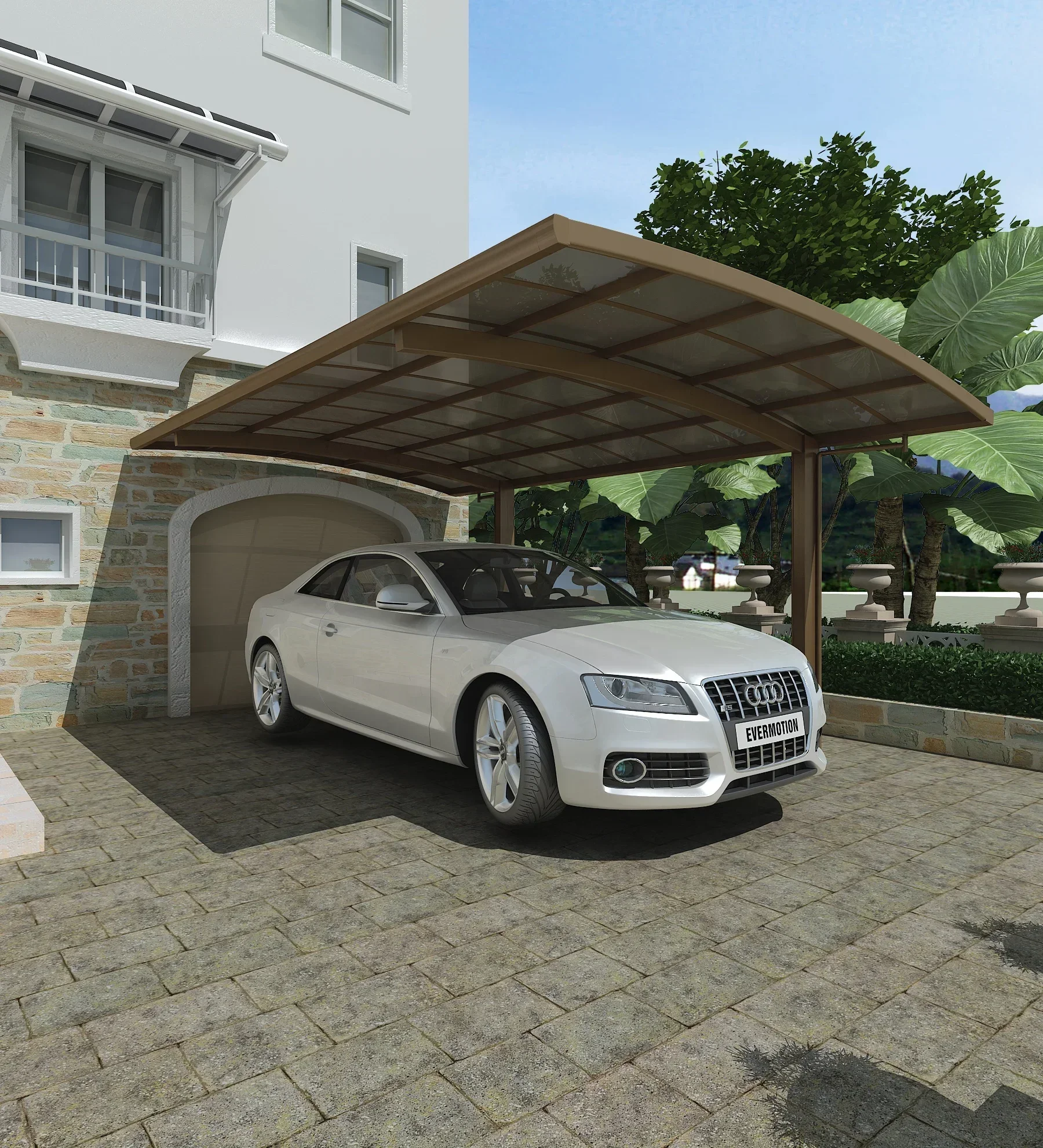 Aluminium Structure Carport Detached Garage Carport Aluminium Parking Awning Carport Canopy