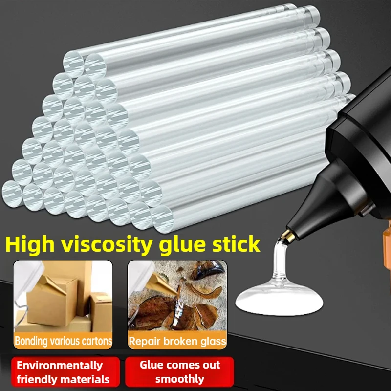 

7mm transparent environmentally friendly hot melt adhesive stick,strong adhesion,waterproof,repairing glass,cardboard boxes,toys