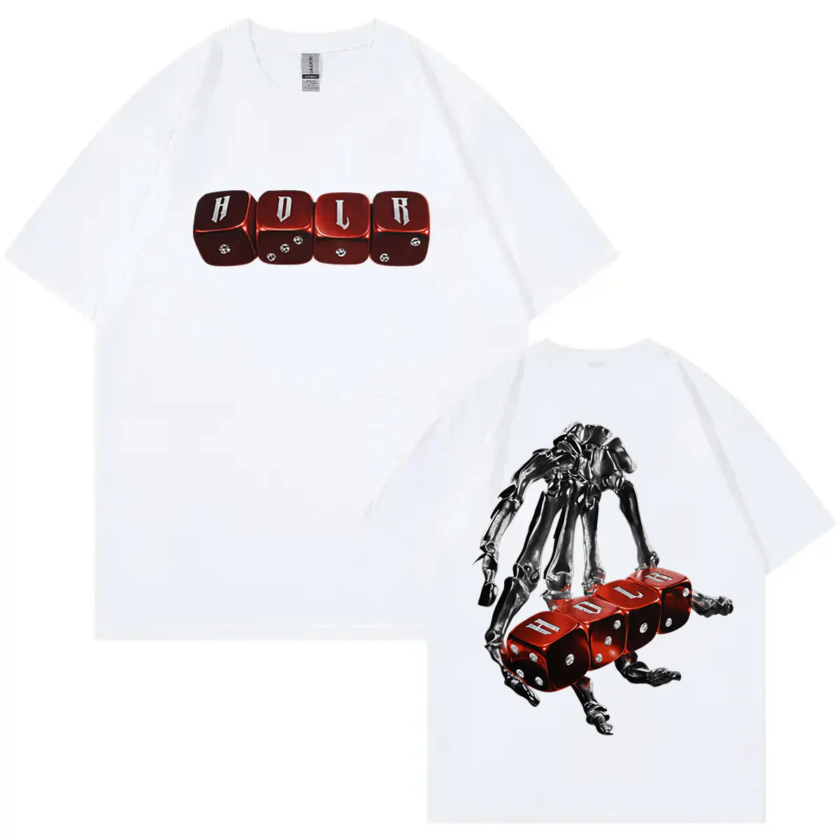 Natos Y Waor 2026 Neues Album Grafik-T-Shirts Herren Damen Kleidung Hip-Hop Mode T-Shirts Sommer Lässig Locker 100% Baumwolle T-Shirt – Detail 2