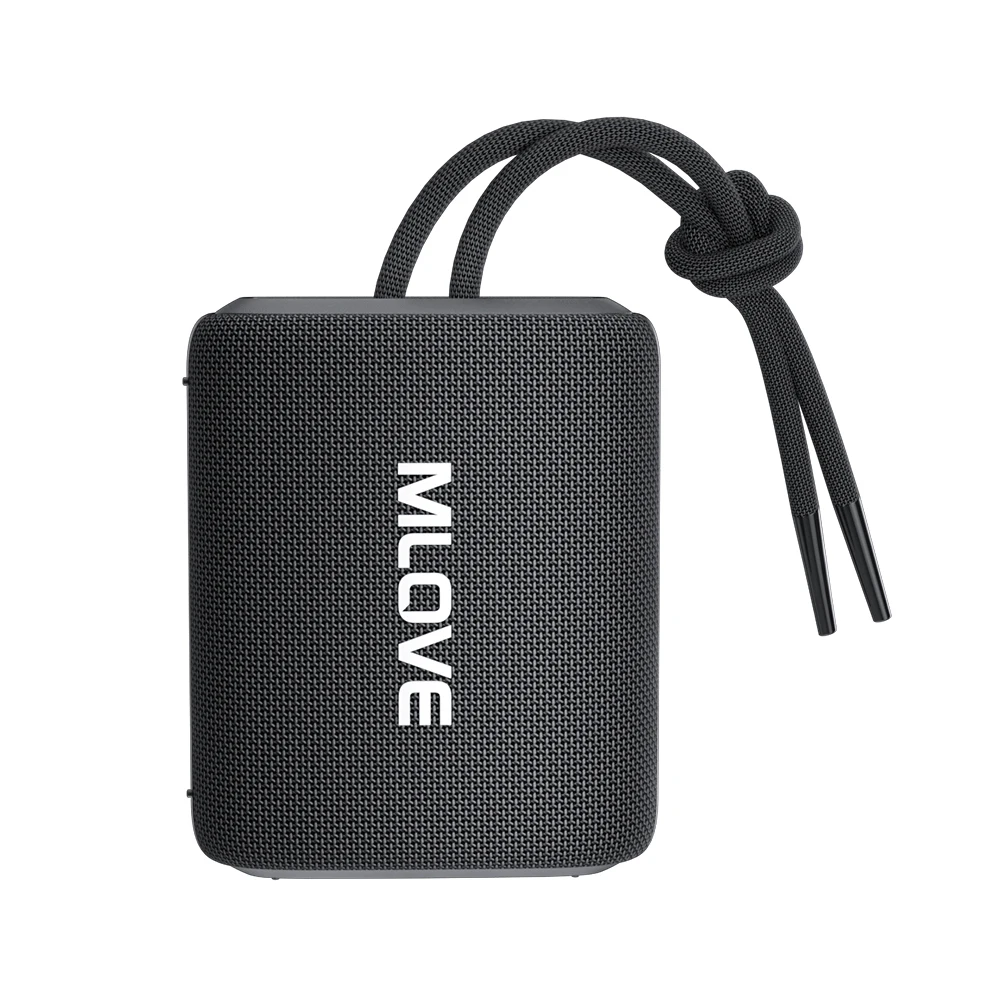 MLOVE R1 Portable Outdoor Bluetooth Speaker, IPX7 Waterproof Speaker with 24H Playtime, Supports TWS Stereo Sound Mode, Hiking