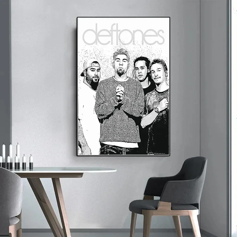 Retro Band Deftones Posters Prints Aesthetics Classic Music Album Canvas Painting Wall Art Pictures Home Room Decor Fans Gift