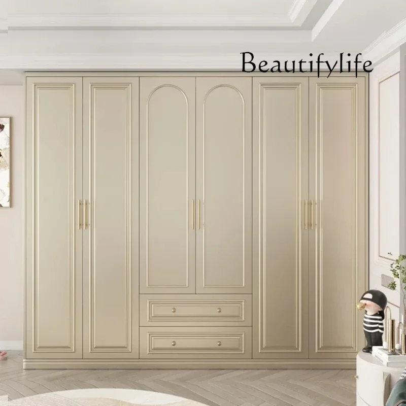 

NEW Big Luxury Wooden Wardrobes Storage Women Girls Home White Wardrobes Organizer Clothes Armario De Ropa Bedroom Furniture