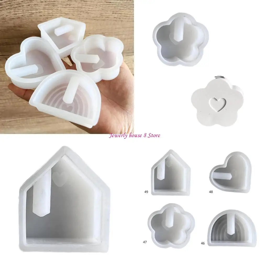 

Многофункциональная силиконовая форма для радужной вазы, универсальный набор из смолы для украшения дома и офиса и хранения