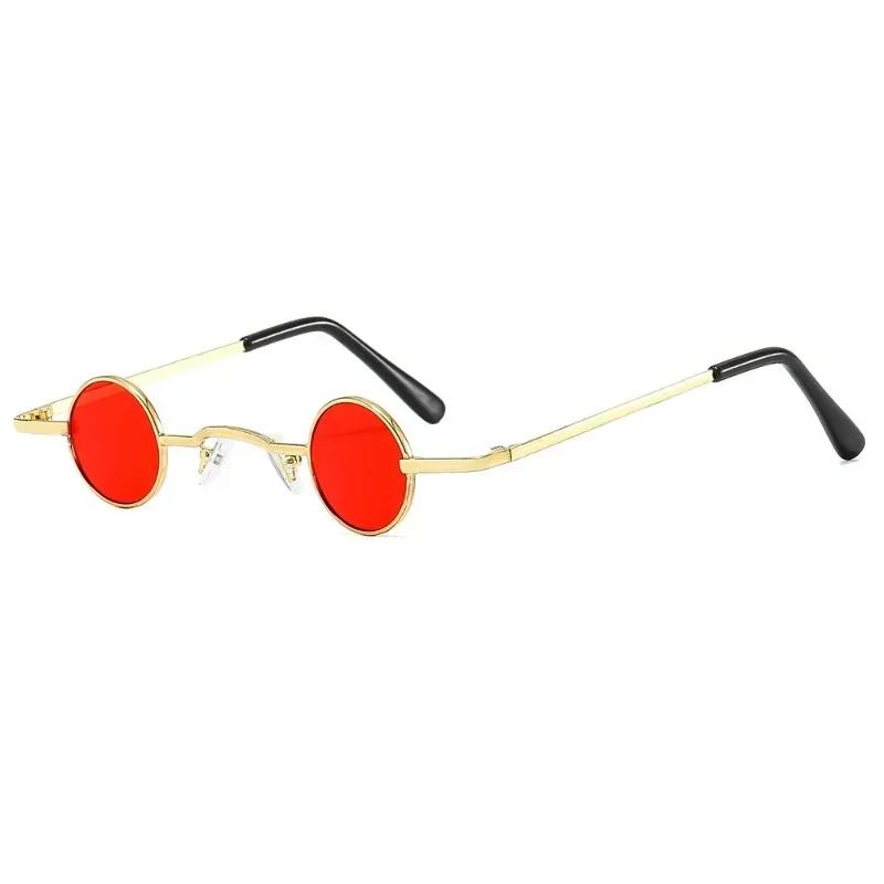 Internet Celebrity Small Frame Round Retro Sunglasses Men's And Women's Mini Small Round Frame Prince Glasses Glasses