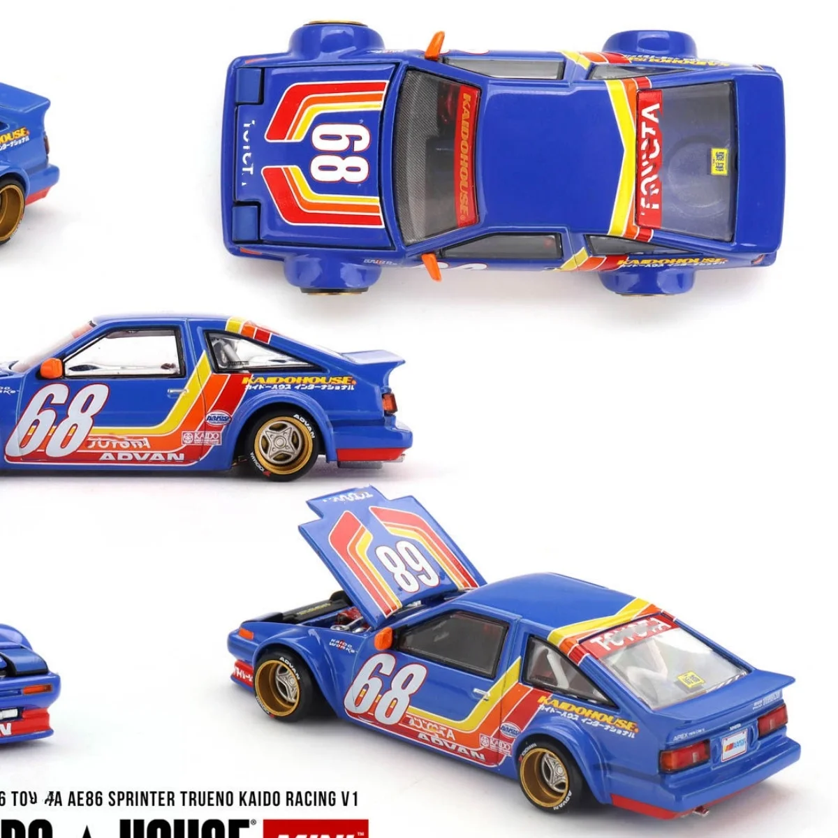 

Kaido House+MINIGT TSM 196 1:64 Giftable AE86 Souvenir Diecast Model Car