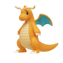 2024 Original TOMY Pokemon Figures MS-25 Dragonite Model  PVC 4.5cm Model Pokémon Gift Anime Monster Collection Child Toy