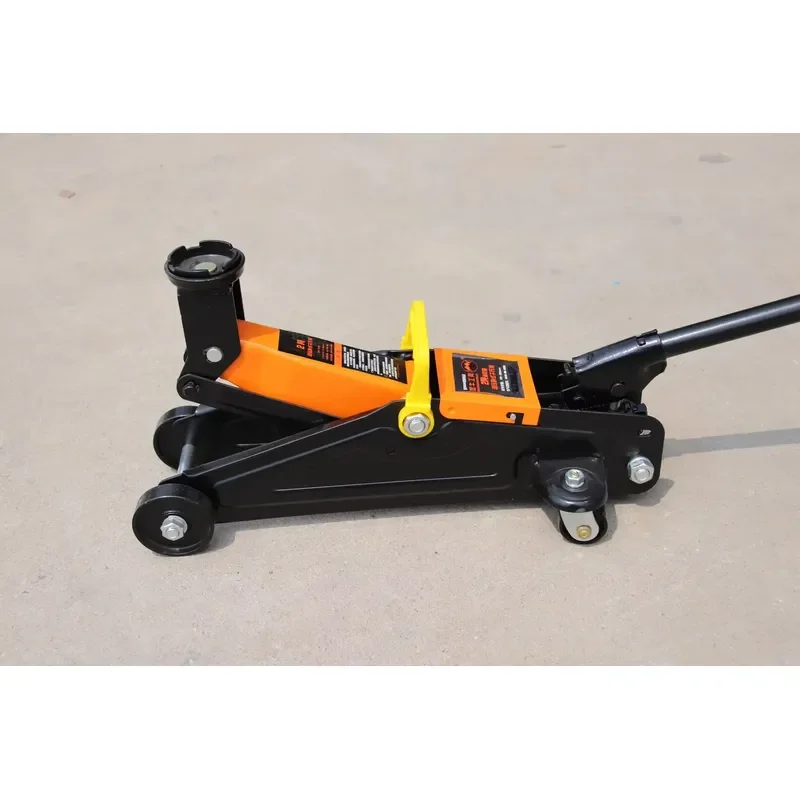 Low Profile Hydraulic Floor Jack With Carry Handle Heavy Car Repair Horizontal Lifting Jack For Vehicle Tire Change