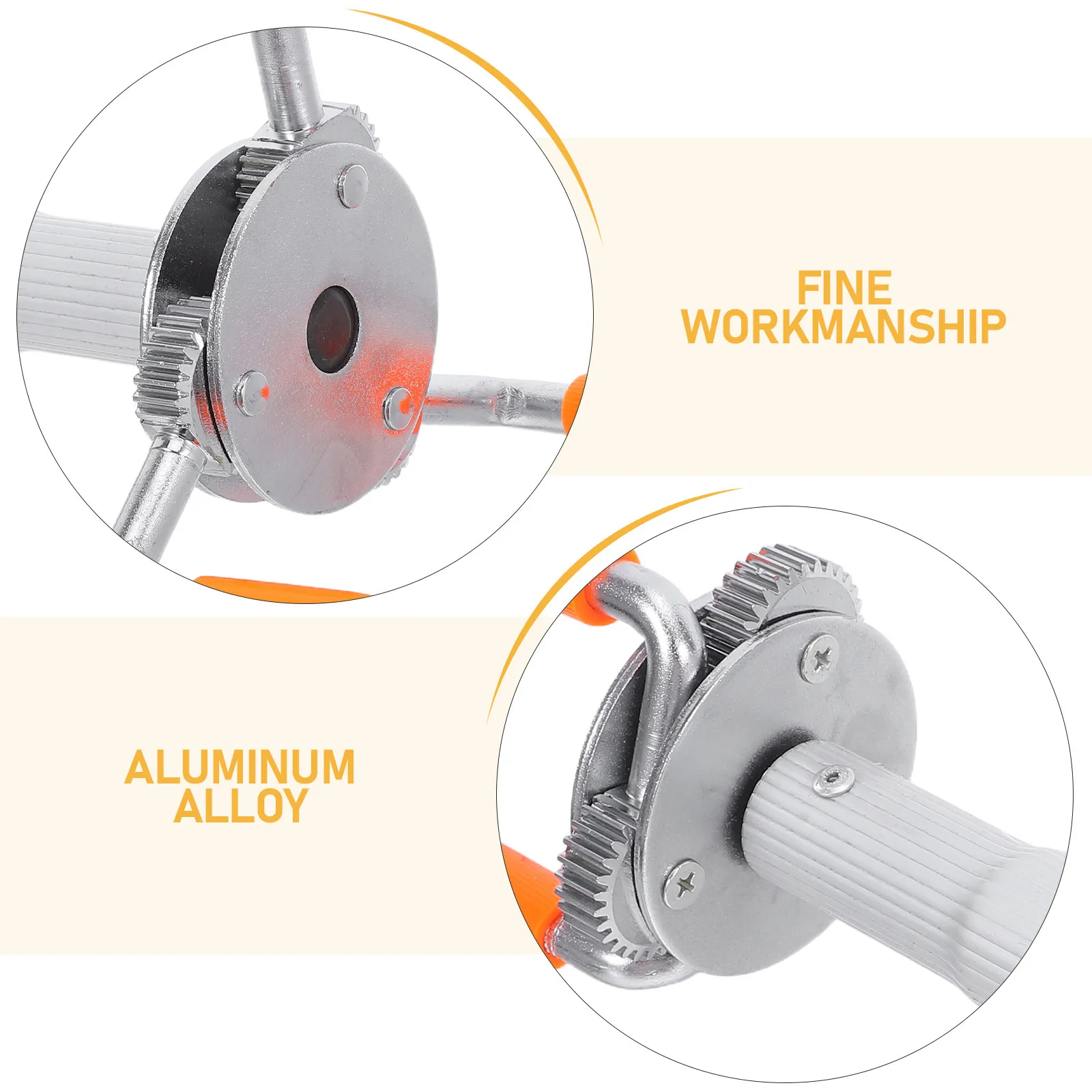 Picture 5: 1Set Smoke Removal Tool Claw Head Attachment 10 Inch Pole Ladder-Free High Ceiling Maintenance Fire Alarm Disassembly