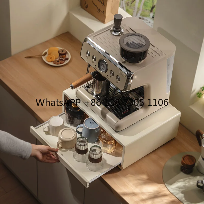 

Capsule coffee display stand Water bar Typhoon table Tea bag storage box Coffee machine base Drawer rack