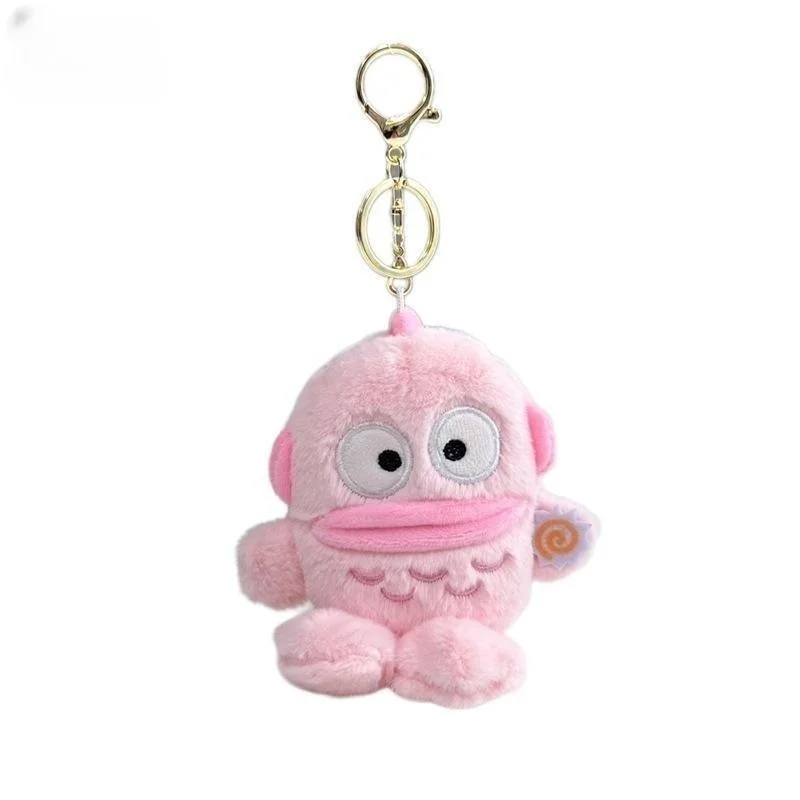 Kawaii Sanrio brutto pesce peluche bambola ciondolo ragazza giapponese cuore cartone animato sirena Hanton pesce mostro coppia ciondolo regalo