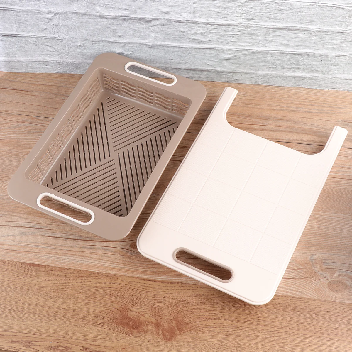 

Multifunction Retractable Plastic Cutting Board Kitchen Chopping Block Drain Basket Extendable Fit Most Sinks Saving Counter