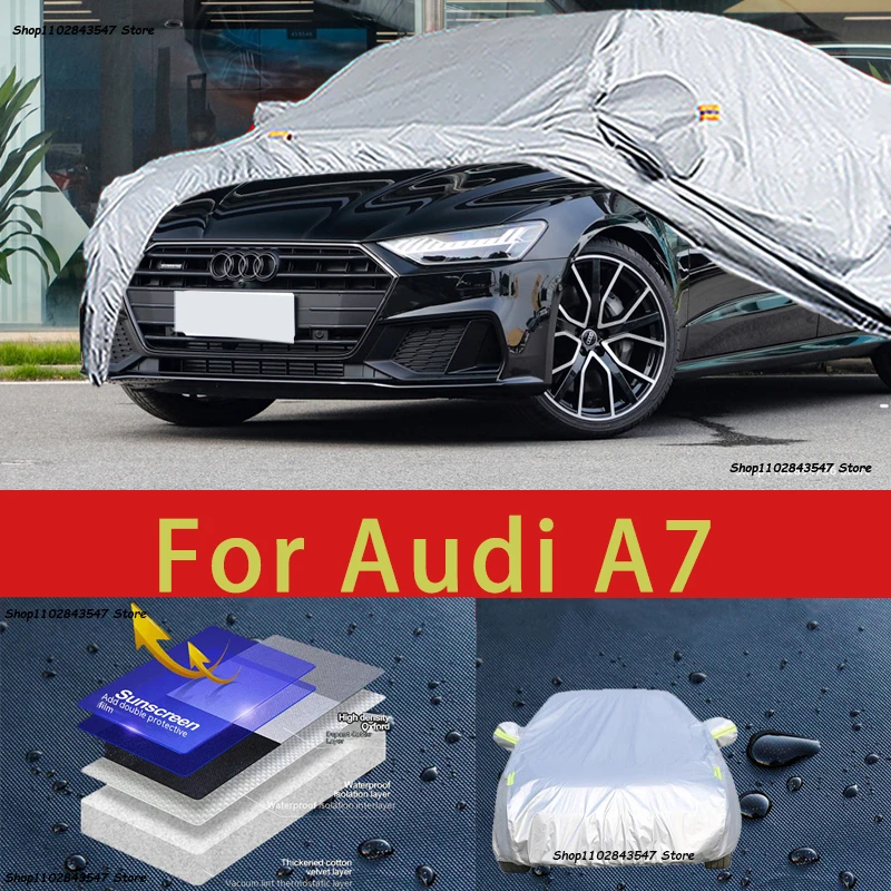 

For AUDI A7 Car protective cover Auto paint protection Sunscreen heat-insulating waterproof car clothing Car film