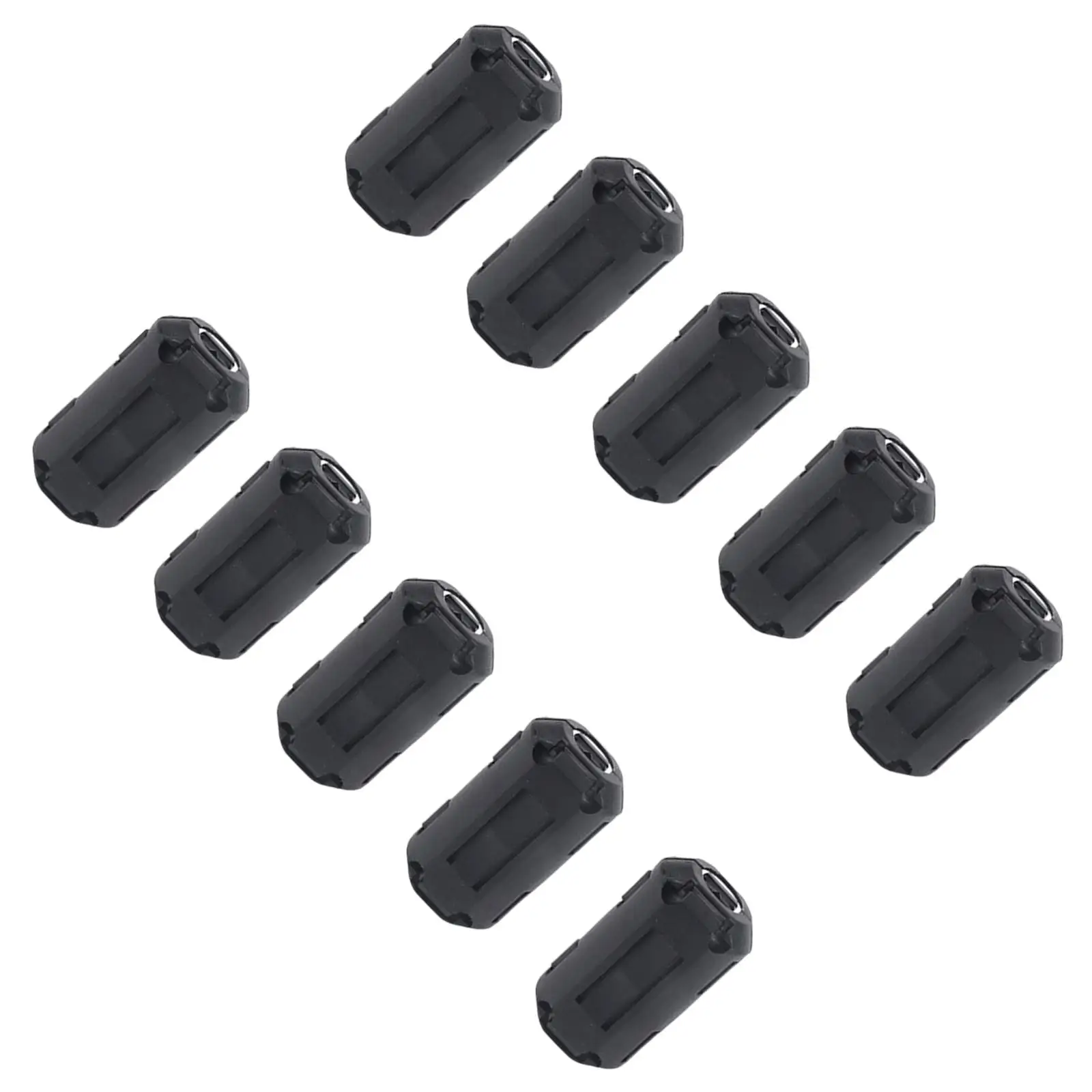 10Pcs 13mm Ferrite Core Rings Bead Filter Audio Cable USB Cable Filter Clip