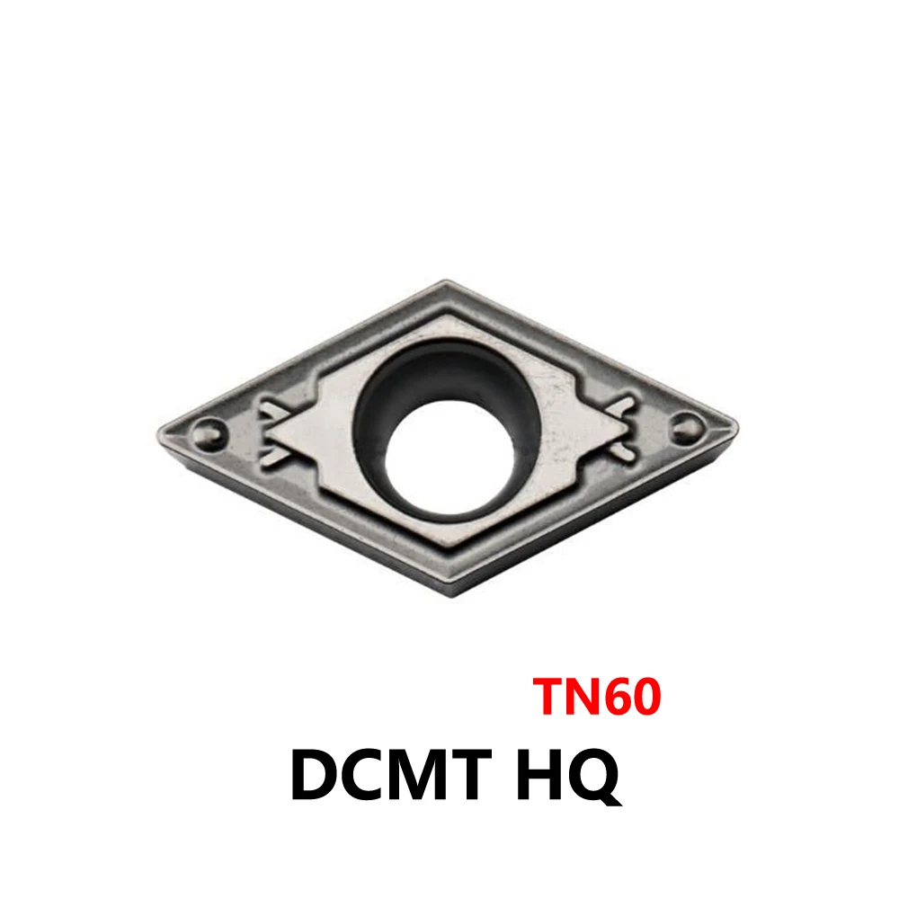 Original Carbide Inserts DCMT070202 DCMT070204 HQ DCMT11T304HQ DCMT11T308HQ TN60 CNC Lathe Cutter DCMT 070202 DCMT11T304 Tool