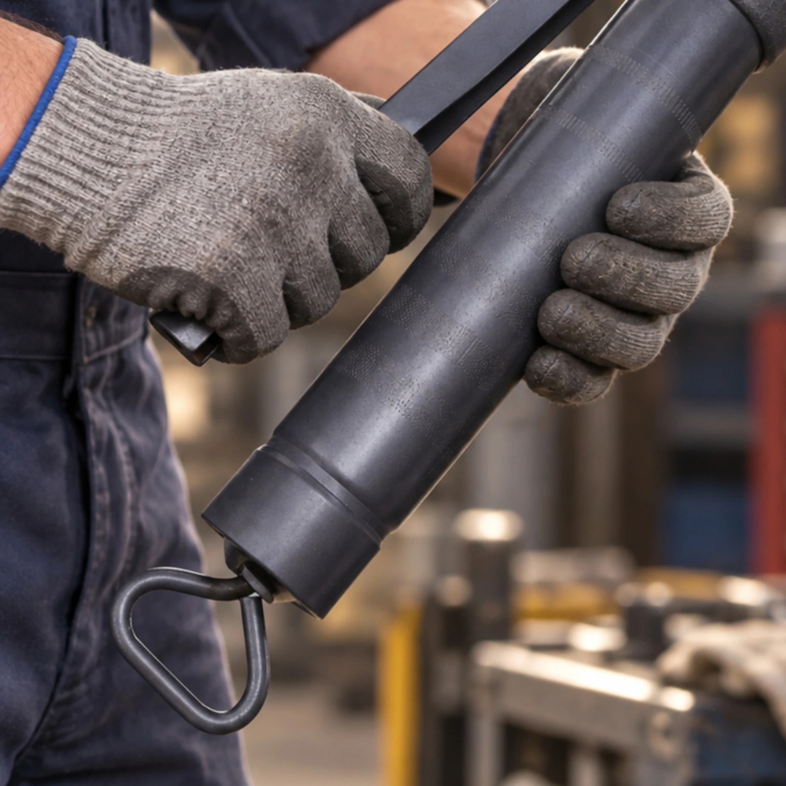 Hand-Operated Grease Reliable High-Pressure Grease with Delivery Tube Lubrication Tool Long-Lasting Compact