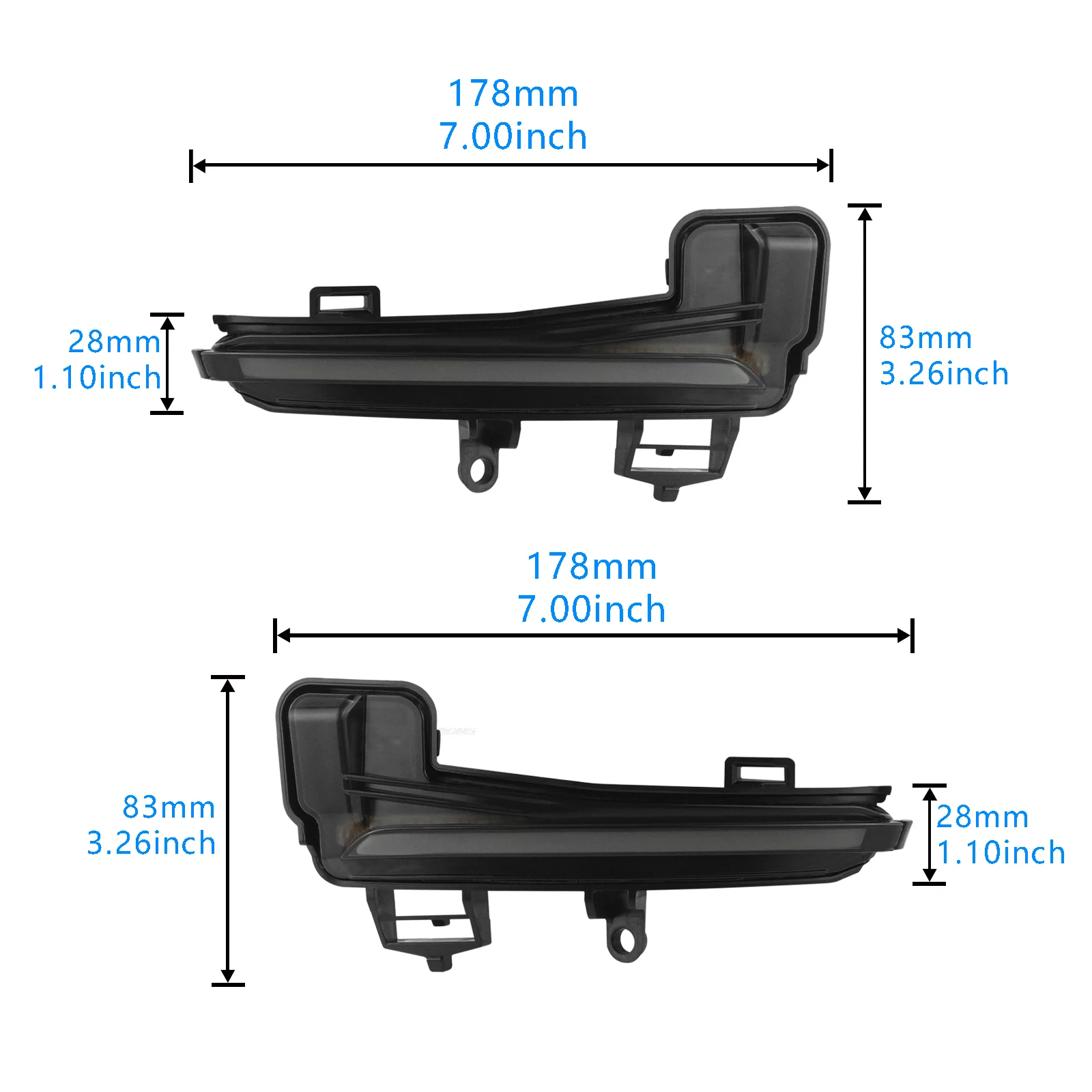 Para Skoda Superb III 2015-20 luz indicadora de señal de giro de espejo retrovisor LED dinámica