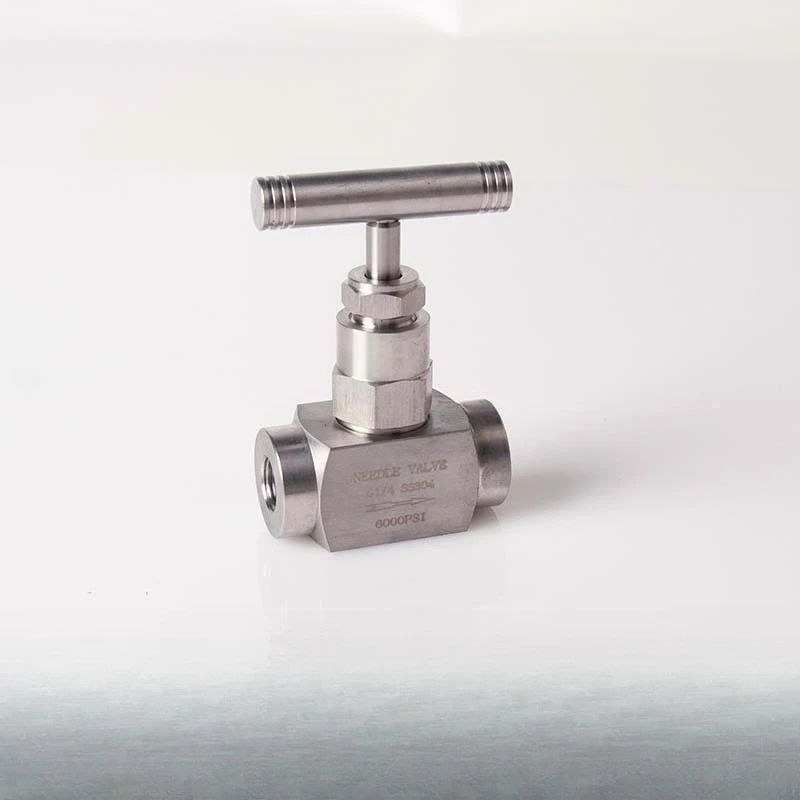 304 Stainless Steel Integral‑Bonnet Needle Valve Double Ferrule Instrument Shut‑off Control Valve