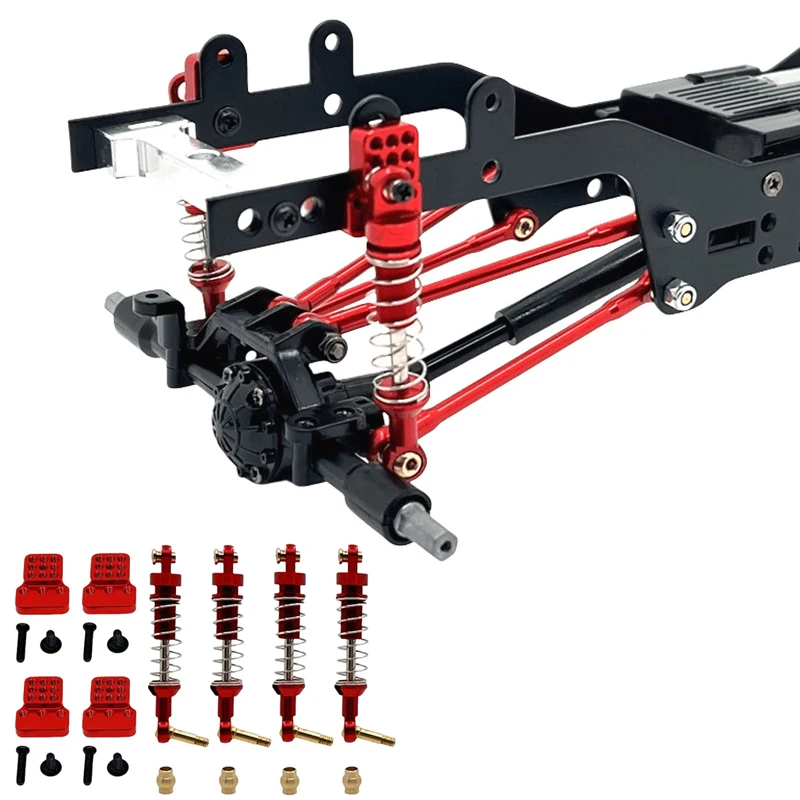 Naughty Dragon WPL 1/16 C44 C34 FJ45 Remote Control Vehicle RC Car Metal Upgrade  Refitting Metal Shock Absorber/Bracket