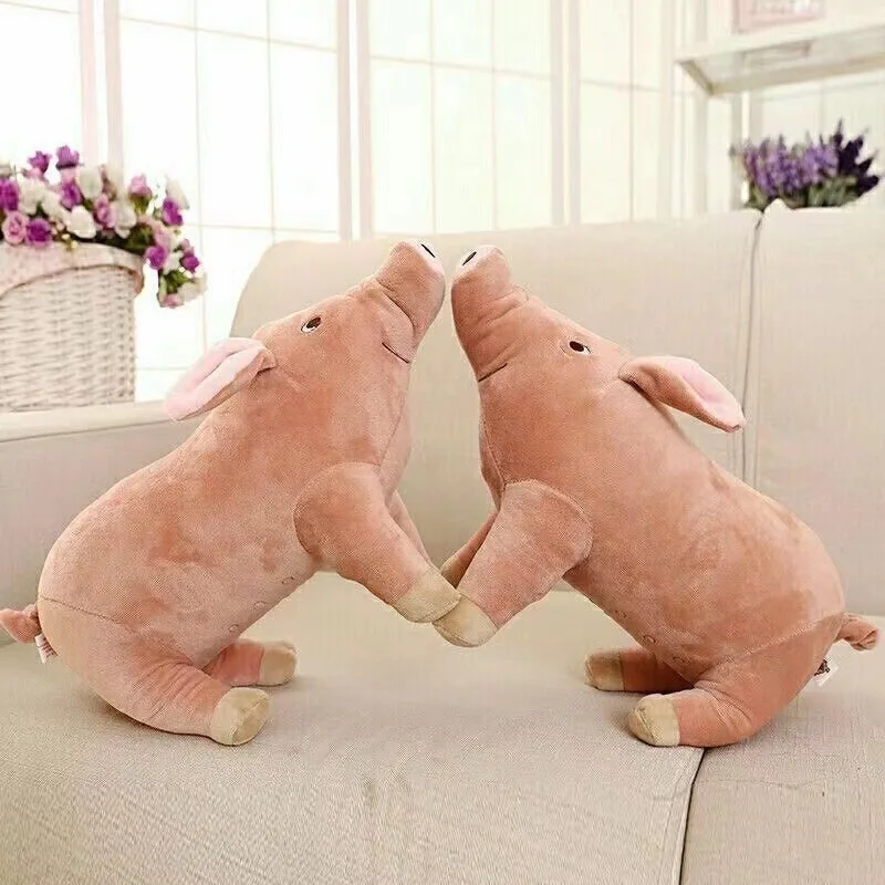 Simulation pig plush toys old sow pet toys creative gifts simulation pig dolls