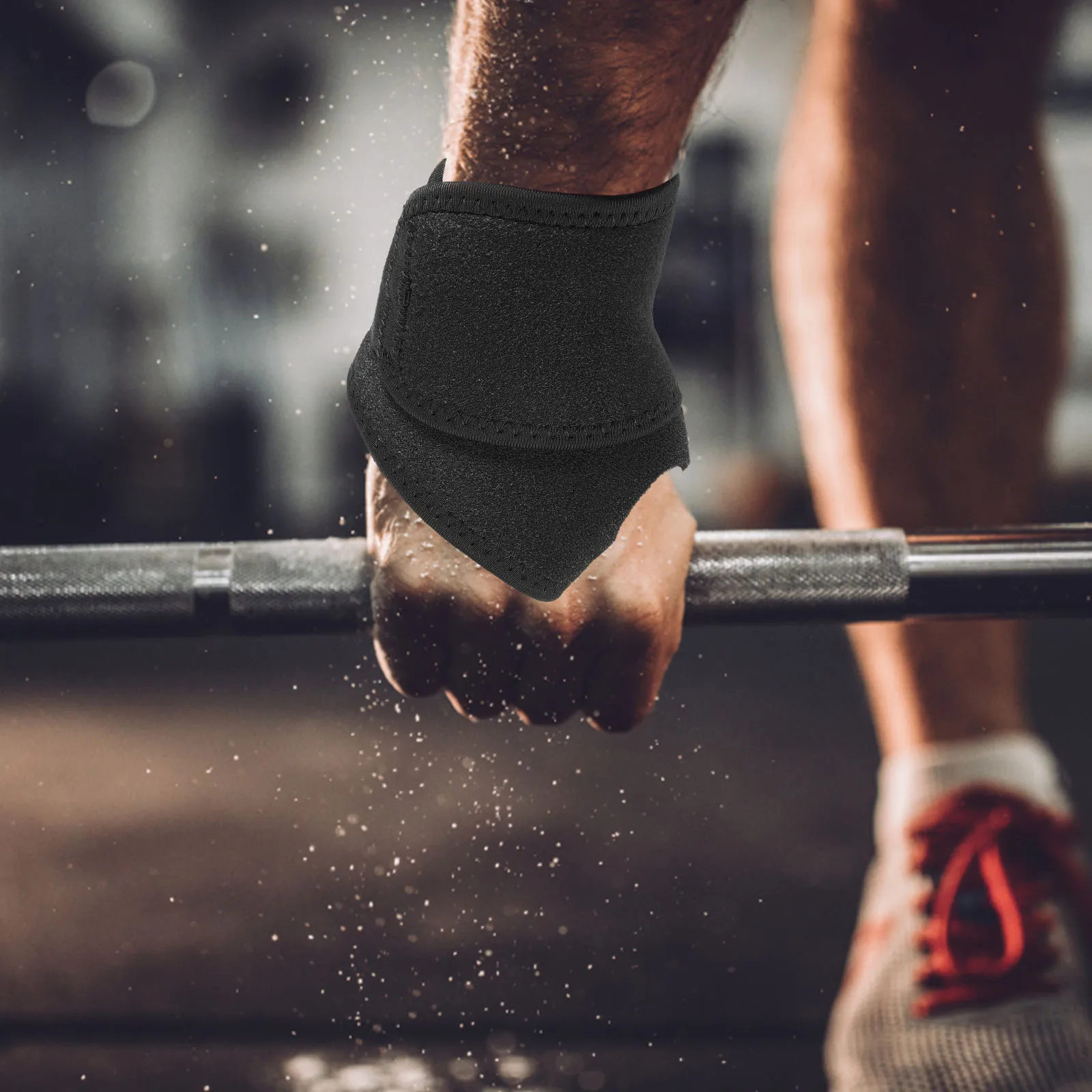 

1Pair Wrist Strap Grip Strap Anti-Slip Wrist Protector for Gym Training Deadlift Weightlifting Workout Fitness Support