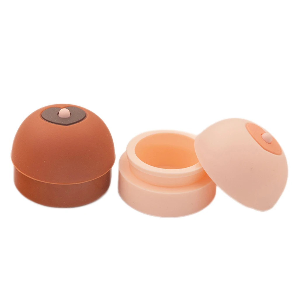 Silicone Container Wax Jar Box Love Style for Oil Box Easy To Hold and Carry