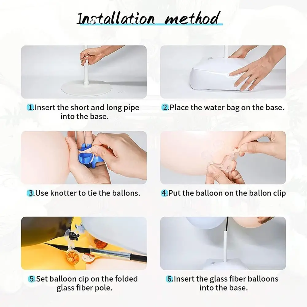 

Комплект регулируемой арки для воздушных шаров, полукруглая рамка, 15, оптоволоконные стержни, подставка для воздушных шаров с аксессуарами, поддержка арки воздушных шаров