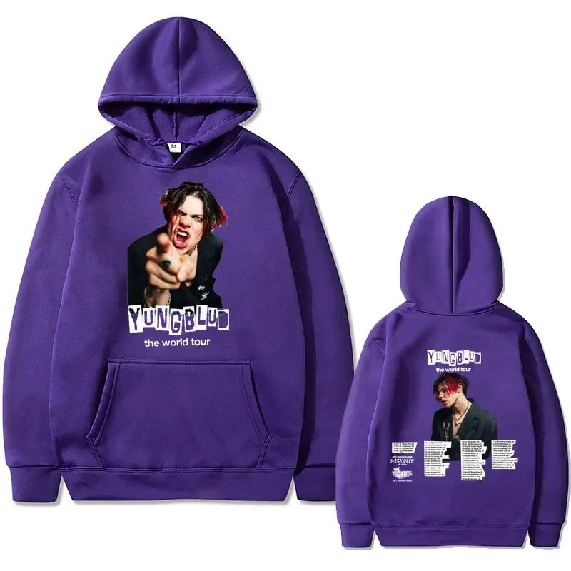 Rock Singer Yungblud 2023 World Tour Hoodie Autumn Winter Male Vintage Hooded Sweatshirts Men Women Fashion Oversized Hoodies