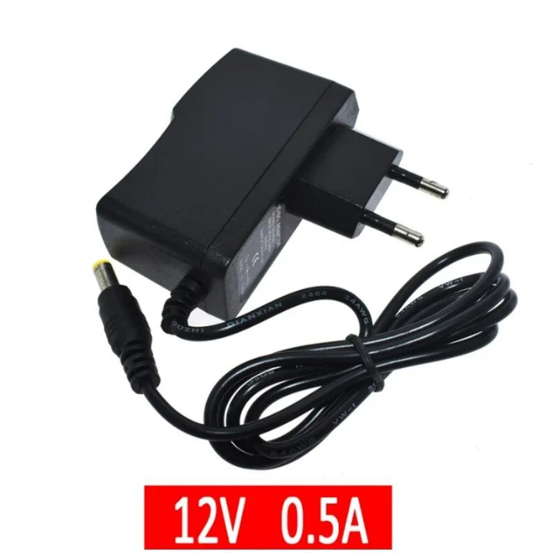AC to DC Power Adapter, 100-240V, 5V, 9V, 12V, 1A, 2A, 3A, 0.5A, EU Plug, 5.5mm x 2.5mm, Micro USB for Arduino