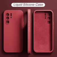Liquid Silicone Phone Case For Huawei P50 P40 P30 P20 Mate 20 30 60 50 P20 Lite Pro P Smart 2019 Fashion Cover Accessories