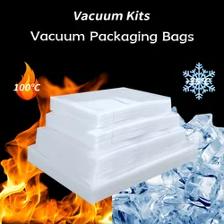 100 piece packaging bag, vacuum sealing machine packaging bag, vacuum sealed storage bag, kitchen supplies accessories