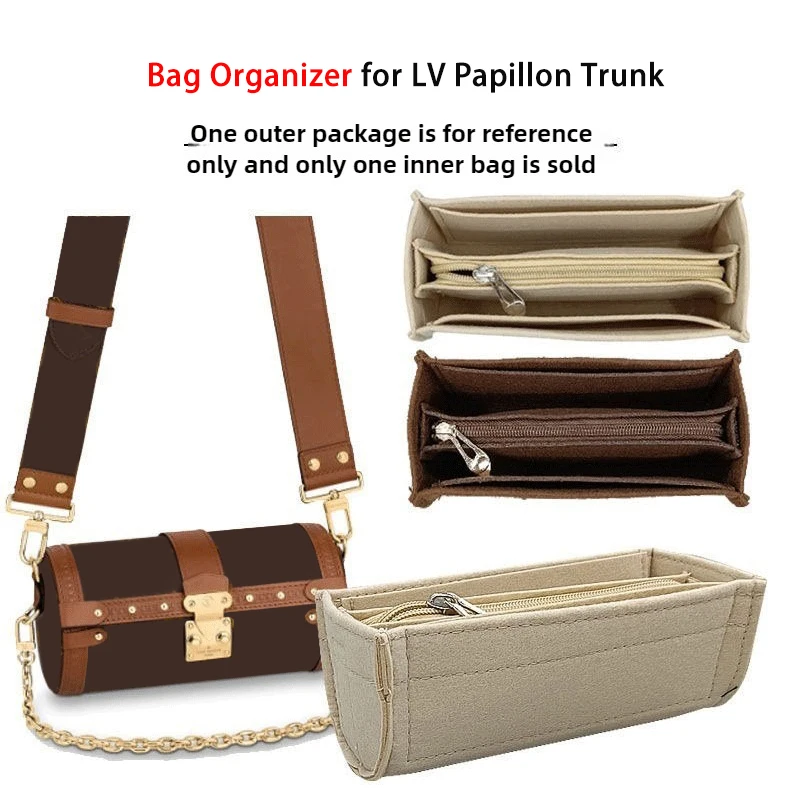 【Only Sale Inner Bag】Bag Organizer Insert For Lv Papillon Trunk Organiser Divider Shaper Protector Compartment