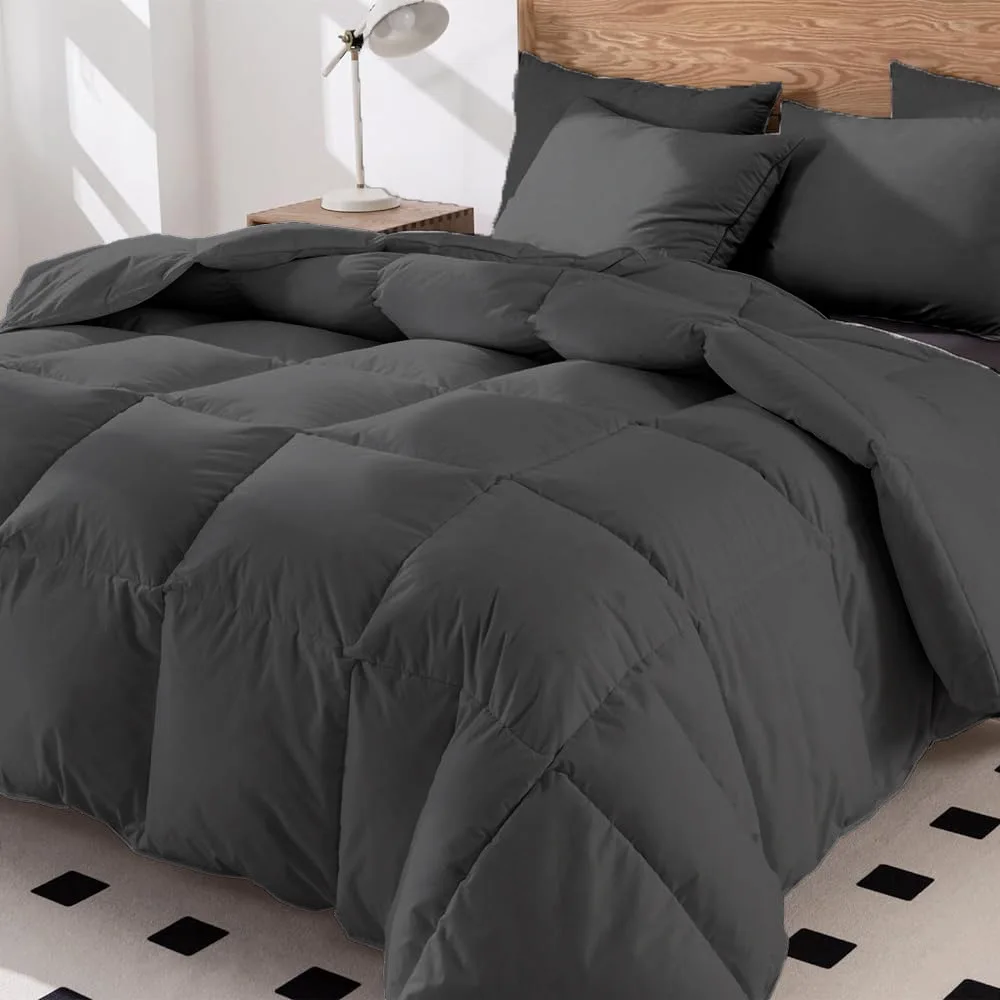 

Winter Cotton Goose Down Quilt Five-Star Hotel Duvet Super Soft Fluffy Queen King Full Size Four Seasons Duvets Blanket