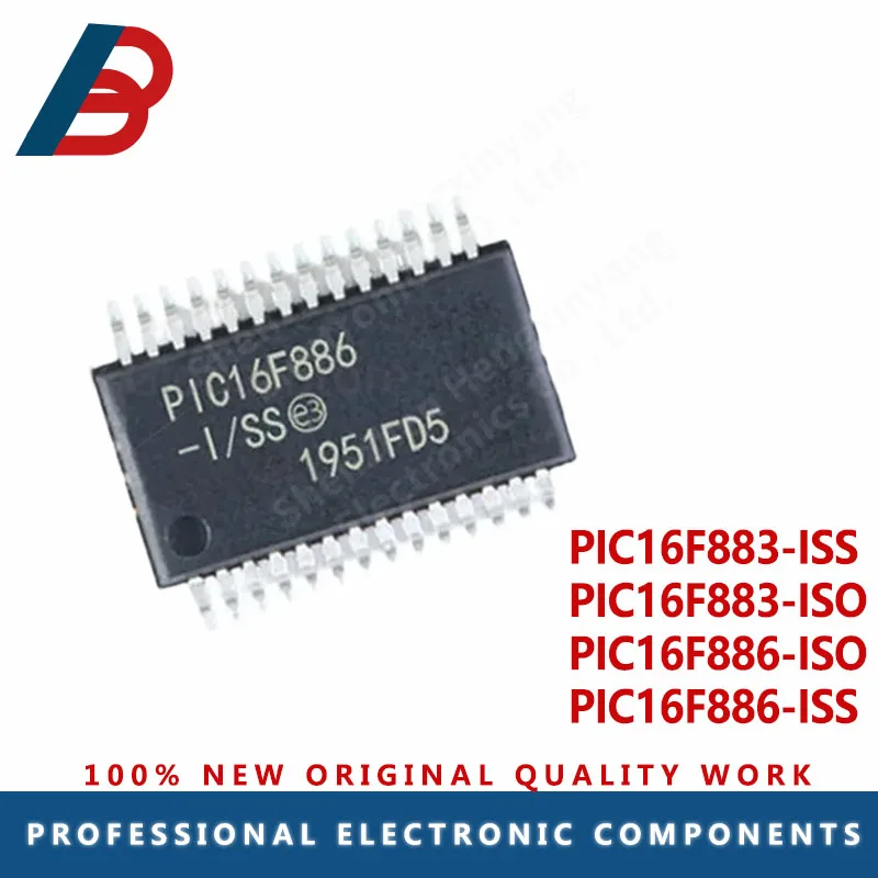 1PCS PIC16F883-ISS PIC16F883-ISO PIC16F886-ISO PIC16F886-ISS auxiliary battery chip SSOP-28 package