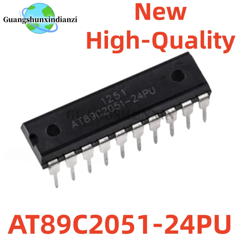 5/10PCS New AT89C2051-24PU AT89C2051 24PU DIP-20 Best Quality In Stock