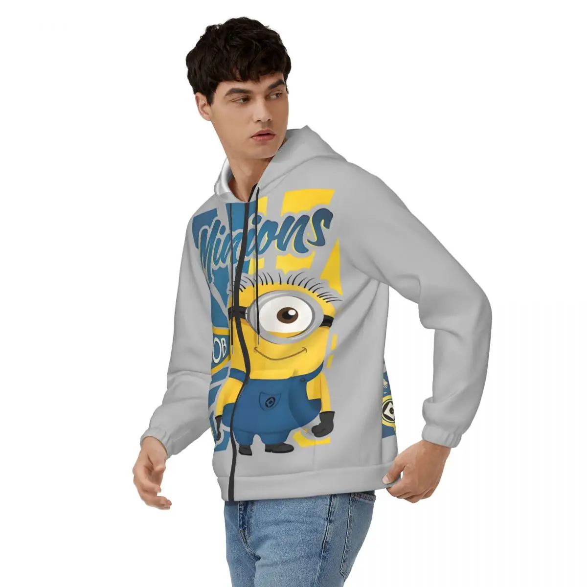 Minions Men Hoodie Despicable Me Minions  Funny Hoodies Graphic Printed Clothes