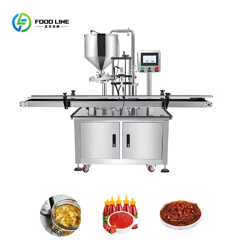 Commercial Tomato Sauce Jam Filling Machines Drinking Water Small Bottle Filler  Customized
