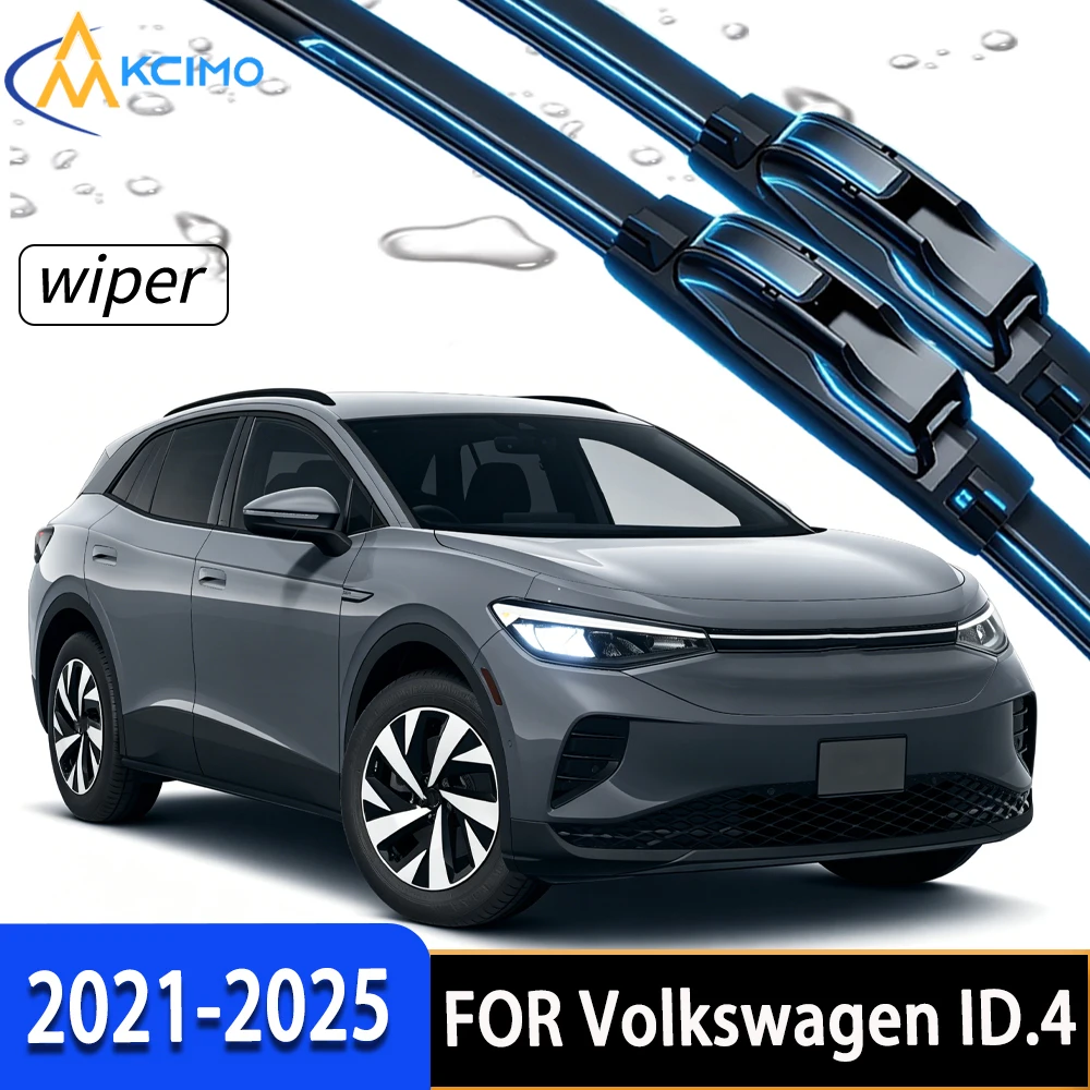 

High Performance Front Windscreen Wipers with Durable High-Density Rubber, Custom Fit for Volkswagen ID.4/ID.5 2021-2025
