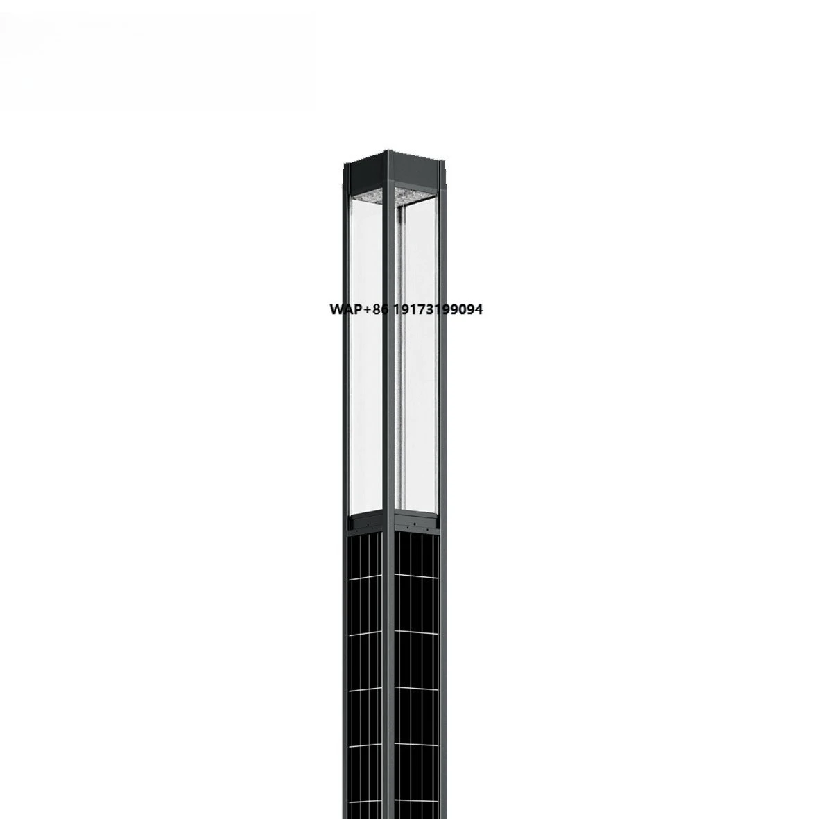 LED Outdoor Lighting Led Solar Light Post Top Pole Lamp Aluminum Alloy Body Solar Pole Solar Garden Light Urban  Manufacturer